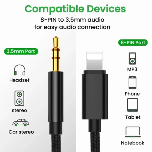Apple lightning mm jack - 3.5,